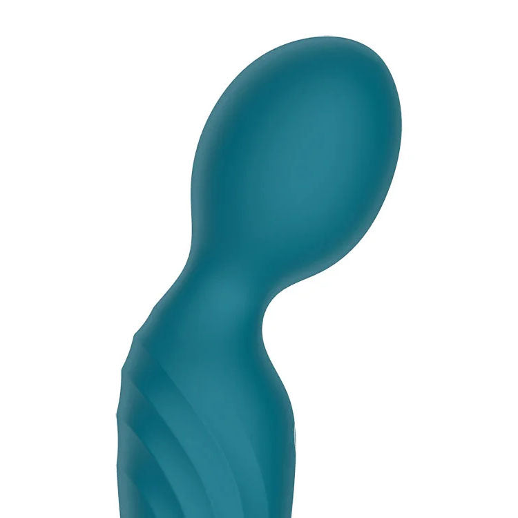 Adam & Eve DEW DROP - Green 12.7 cm USB Rechargeable Mini Massager Wand - L332 0600