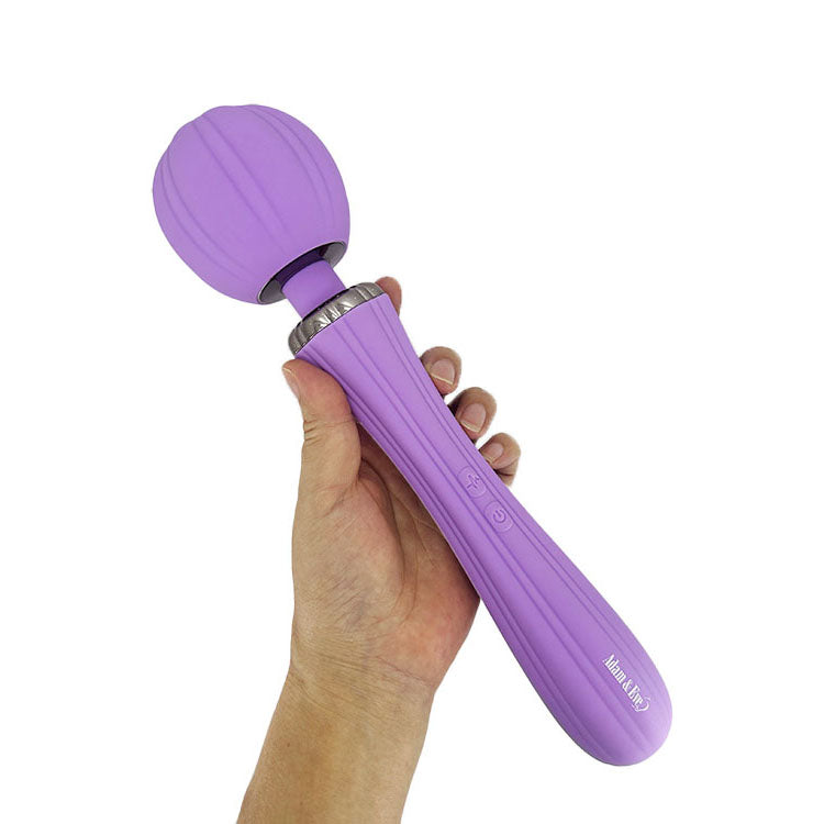 Adam & Eve HER MAJESTY - Purple 29 cm USB Rechargeable Vibrating Massager Wand - L334 6900