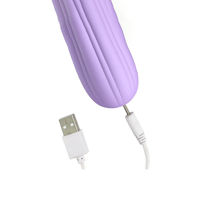 Adam & Eve HER MAJESTY - Purple 29 cm USB Rechargeable Vibrating Massager Wand - L334 6900