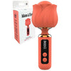 Adam & Eve RIZZY ROSE Mini Wand - Coral - Coral 12.7 cm USB Rechargeable Mini Massager Wand - L693 0900