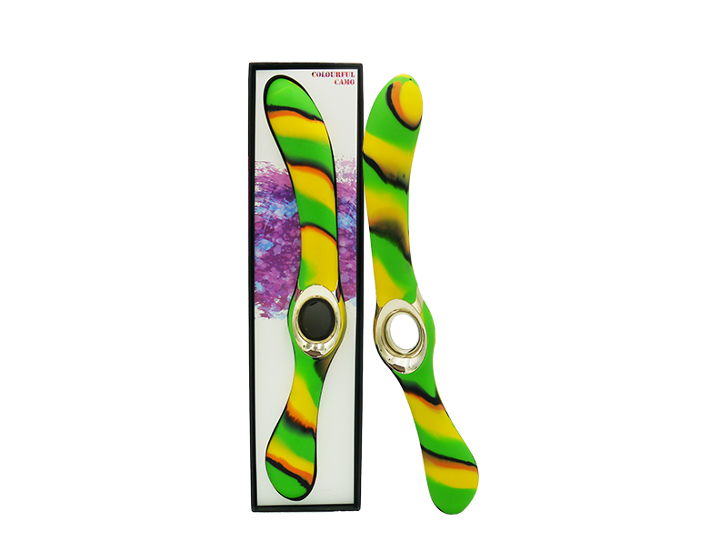 Colourful Camo Entice Vibrator Green-LA-50028-1G