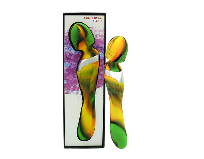 Colourful Camo Beja 2in1 Vibrator Green-LA-50039-1G