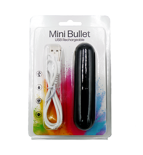 Silicone Rechargeable Mini Bullet-LA-90020