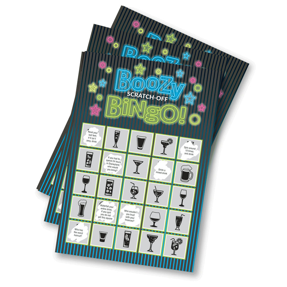 Boozy Bingo - Drinking Scratcher Card-LGBG.110