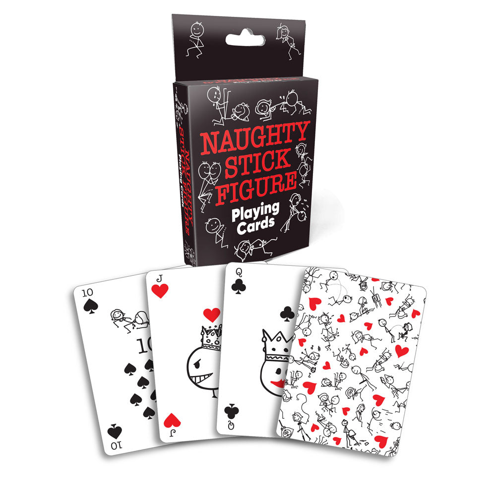 Naughty Stick Figure Playing Cards - Novelty Playing Cards-LGBG.127