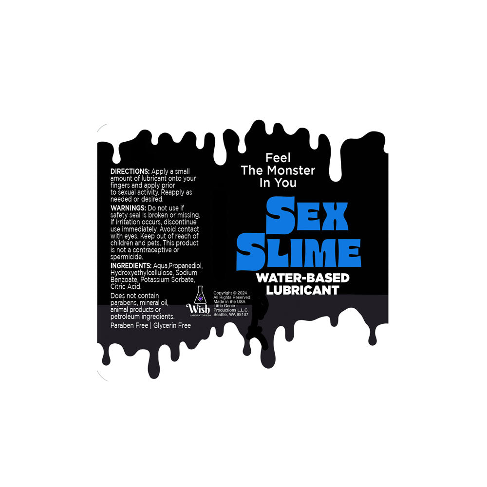 Sex Slime - Blue - Blue Water Based Lubricant - 120 ml Bottle-LGBT.1304