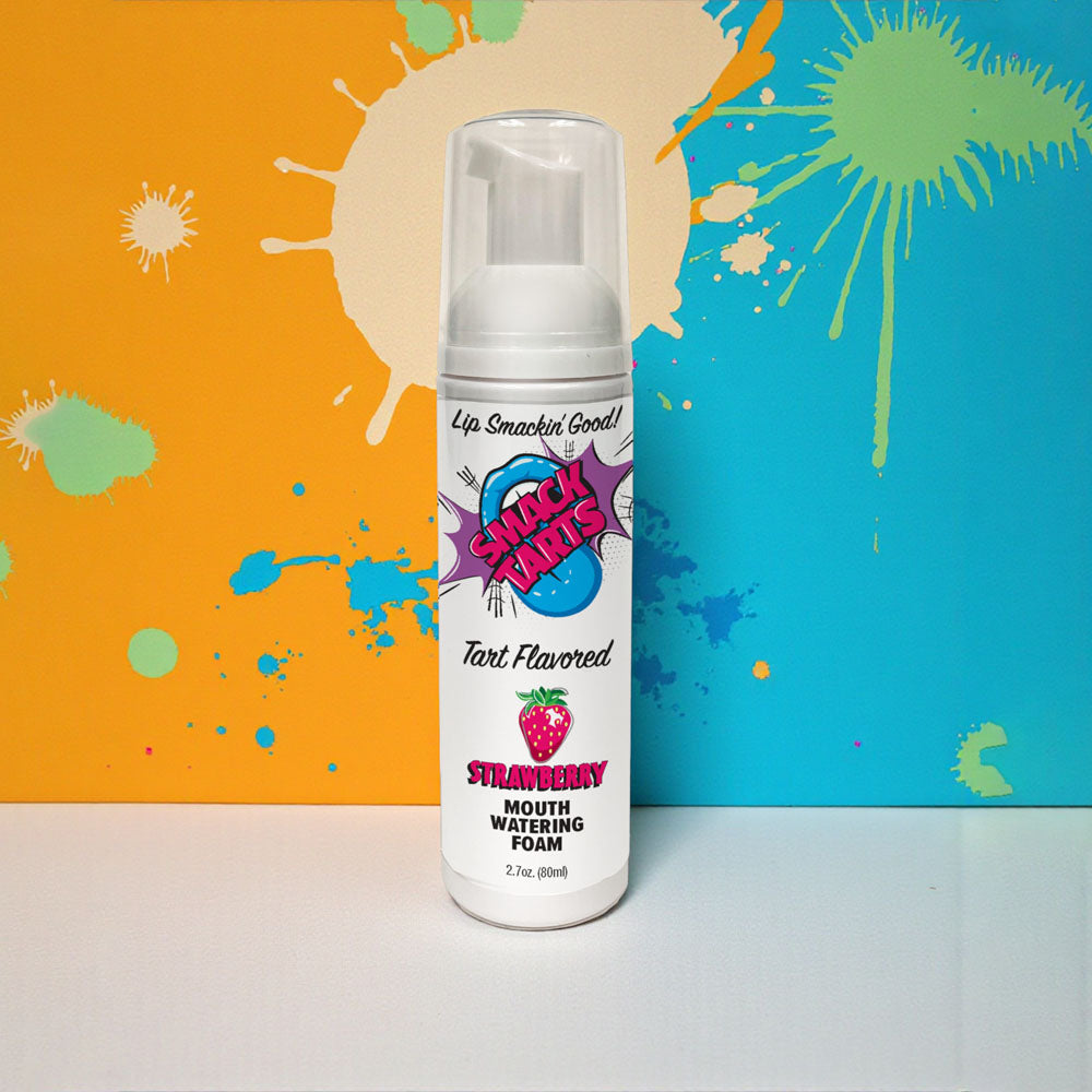 Smack Tarts Mouthwatering Foam - Strawberry - Sour Strawberry Flavoured - 80 ml Bottle - LGBT.474