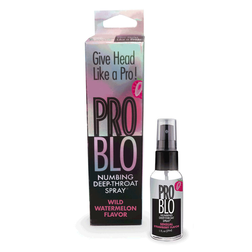 ProBlo Deep Throat Spray - Strawberry - Strawberry Flavoured Deep Throat Spray - 30 ml-LGBT.521