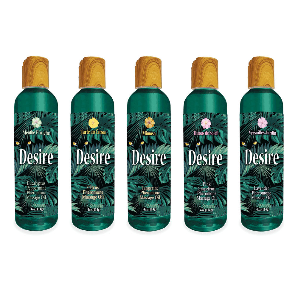 Desire Pheromone Massage Oil - Eucalyptus & Peppermint Scented Pheromone Massage Oil - 118 ml-LGBT.701