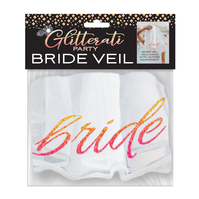 Glitterati - Bride Veil - Hens Party Novelty Veil-LGCP.1088