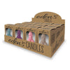 Edens Candles Vagina - Vanilla - Display of 12 - Coloured Vanilla Scented Candles - Set of 12-LGCP.1161