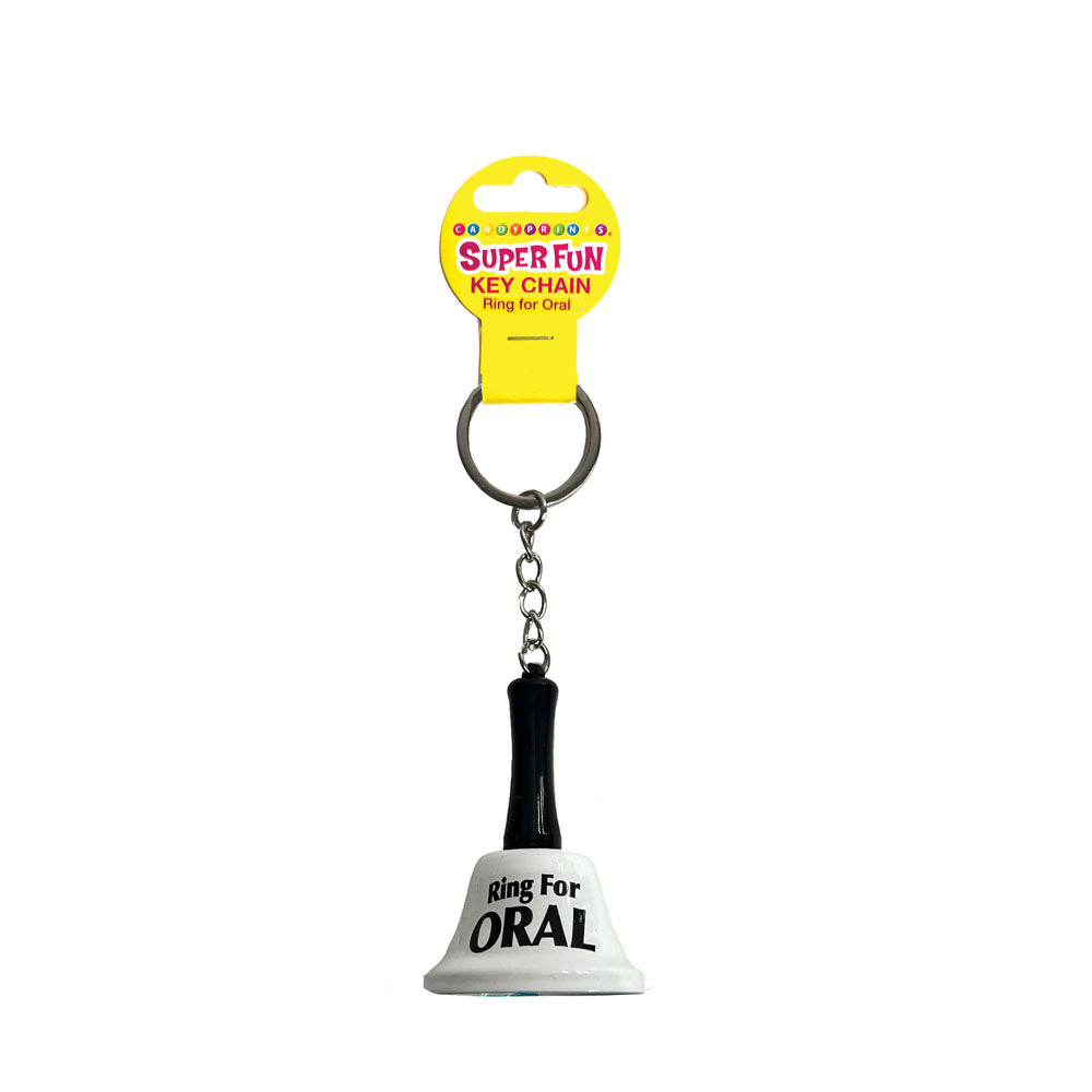 Super Fun Key Chain - Ring For Oral - Novelty Bell Keychain-LGCP.1192