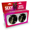 Sexy AF - Nipple Couture Black Studded - Black Studded Reuseable Nipple Pasties-LGNV.210