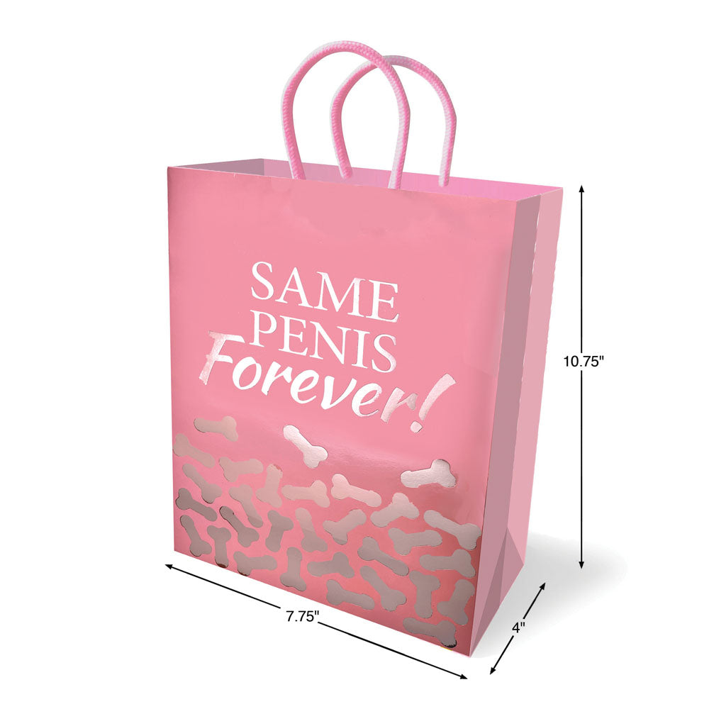 Same Penis Forever Gift Bag - Novelty Gift Bag-LGP.035