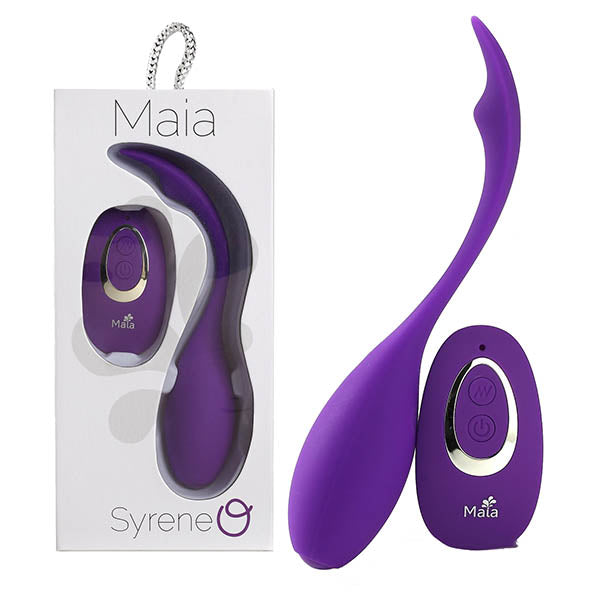 Maia Syrene - Purple USB Rechargeable Bullet with Wireless Remote-LM16-D07T