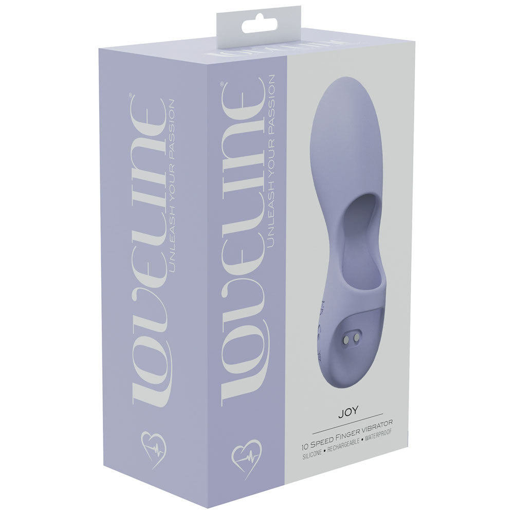 LOVELINE Joy - Lavender - Lavender USB Rechargeable Finger Stimulator-LOVU007LAV