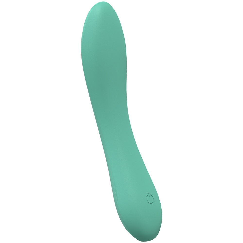 LOVELINE Lust - Green - Green 17 cm USB Rechargeable Vibrator-LOVU010GRN