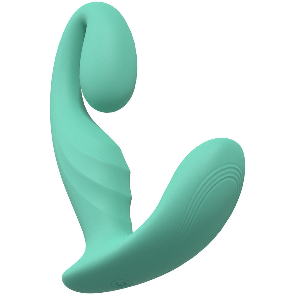 LOVELINE Bliss - Green - Green 11.5 cm USB Rechargeable Vibrator-LOVU012GRN