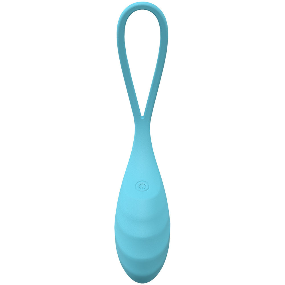 LOVELINE Passion - Blue - Blue USB Rechargeable Vibrating Egg with Wireless Remote-LOVU014BLU