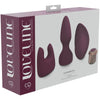 LOVELINE Ultimate Kit - Burgundy - Burgundy USB Rechargeable Kit - 3 Piece Set-LOVU018BUR