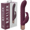 LOVELINE Devotion - Burgundy - Burgundy 14.2 cm USB Rechargeable Rabbit Vibrator-LOVU019BUR