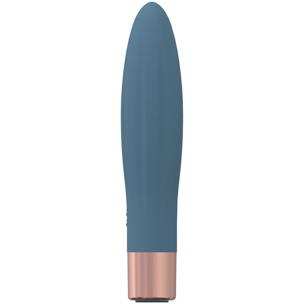 LOVELINE Fame - Blue - Blue 14.4 cm USB Rechargeable Vibrator-LOVU020BLU