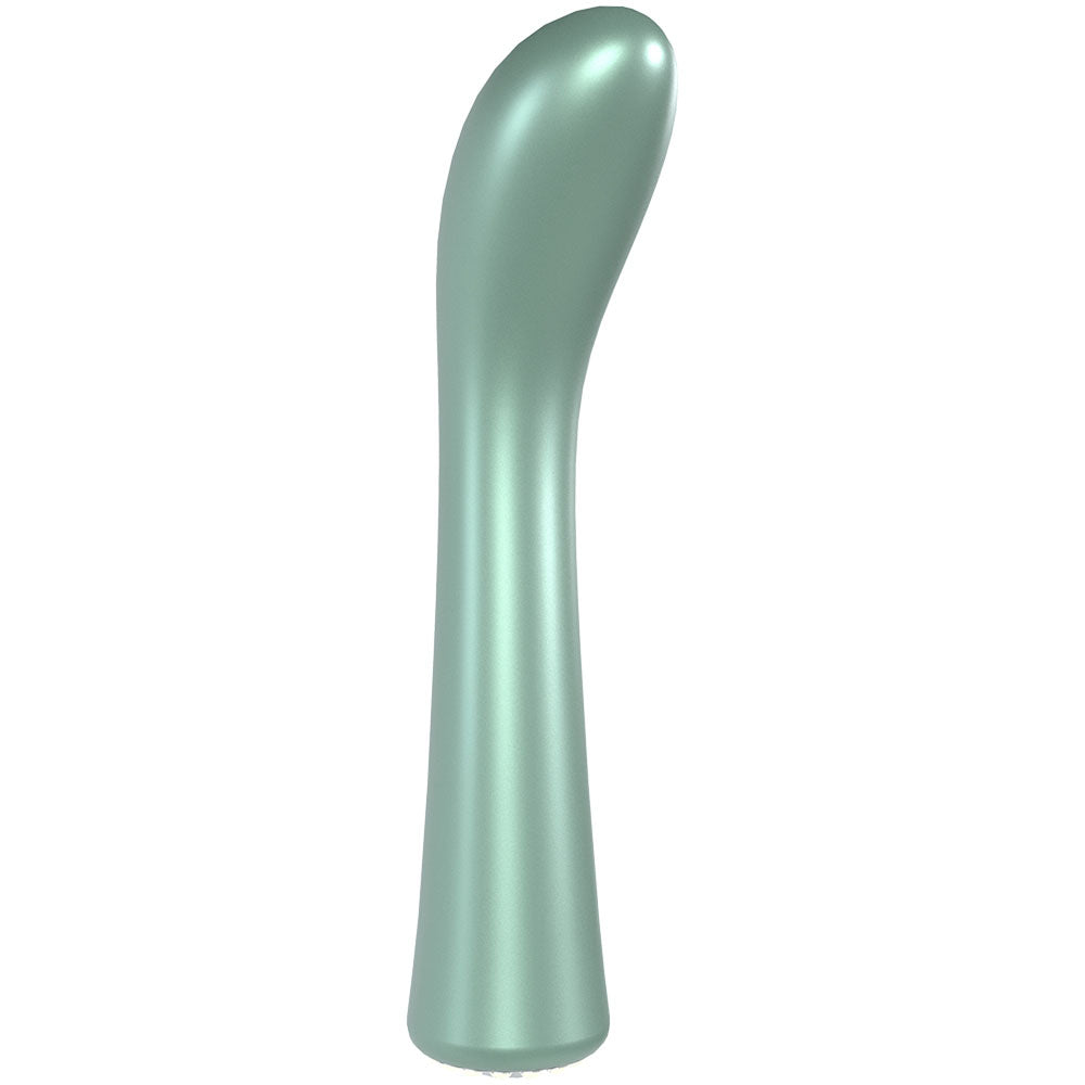 LOVELINE La Perla III - Green - Pearlescent Green 19.2 cm USB Rechargeable Vibrator-LOVU025PGRN