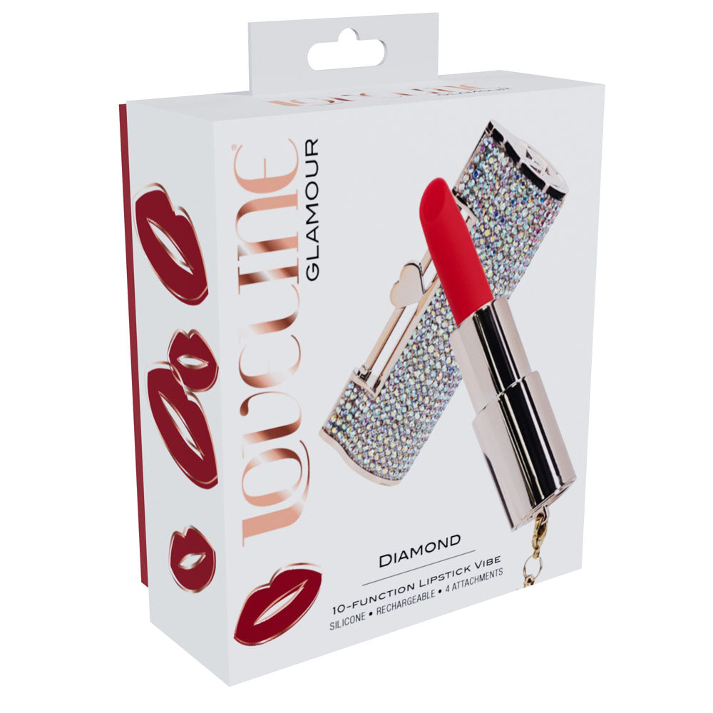 Luxury Vibrator with Stylish Case & Interchangeable Heads