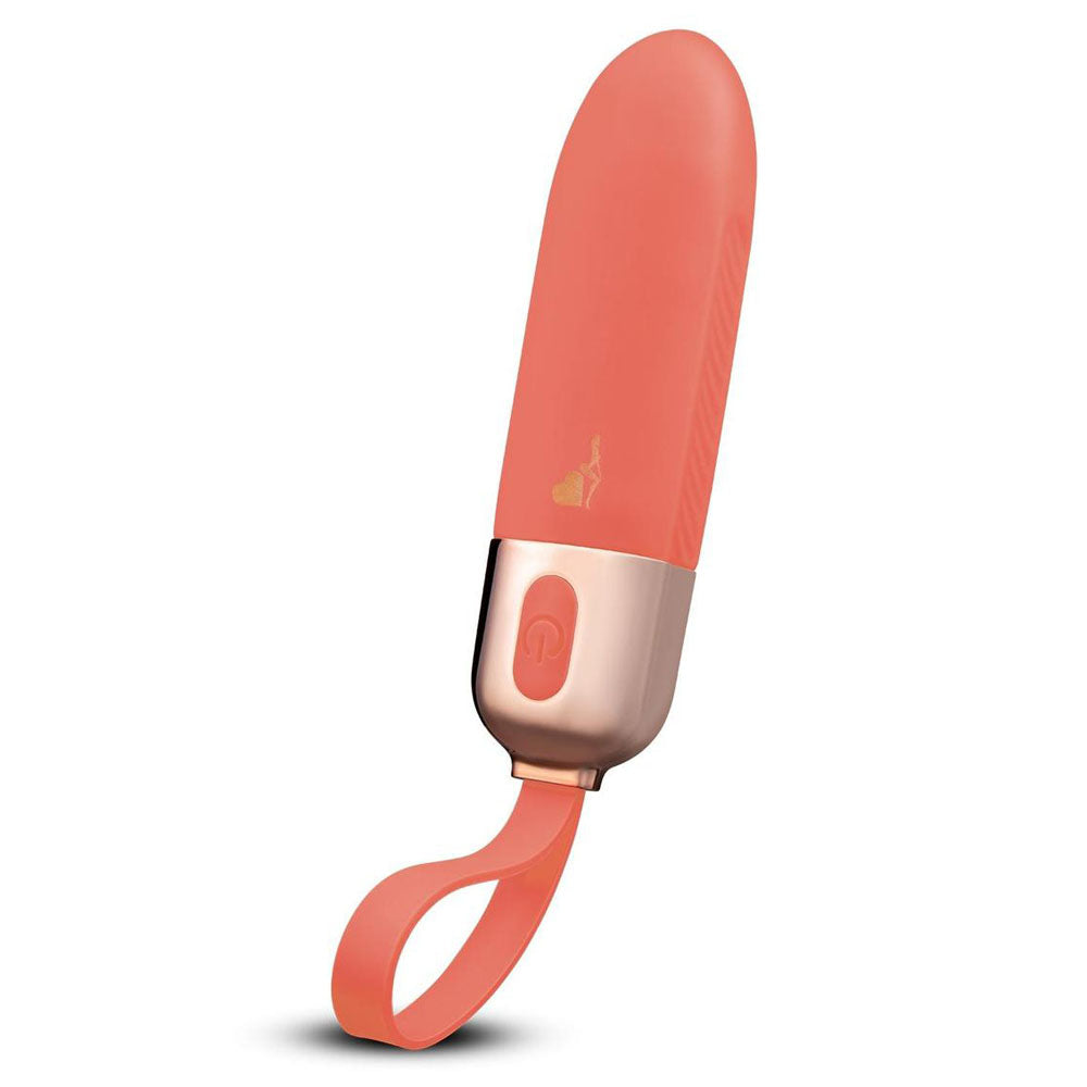 LAPDANCE Popsicle Mini Pocket Wand - Pink 12 cm USB Rechargeable Bullet-LT202