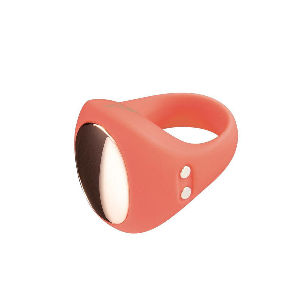 LAPDANCE Ring Vibe Wearable Ring Vibrator - Pink USB Rechargeable Ring Vibrator-LT206