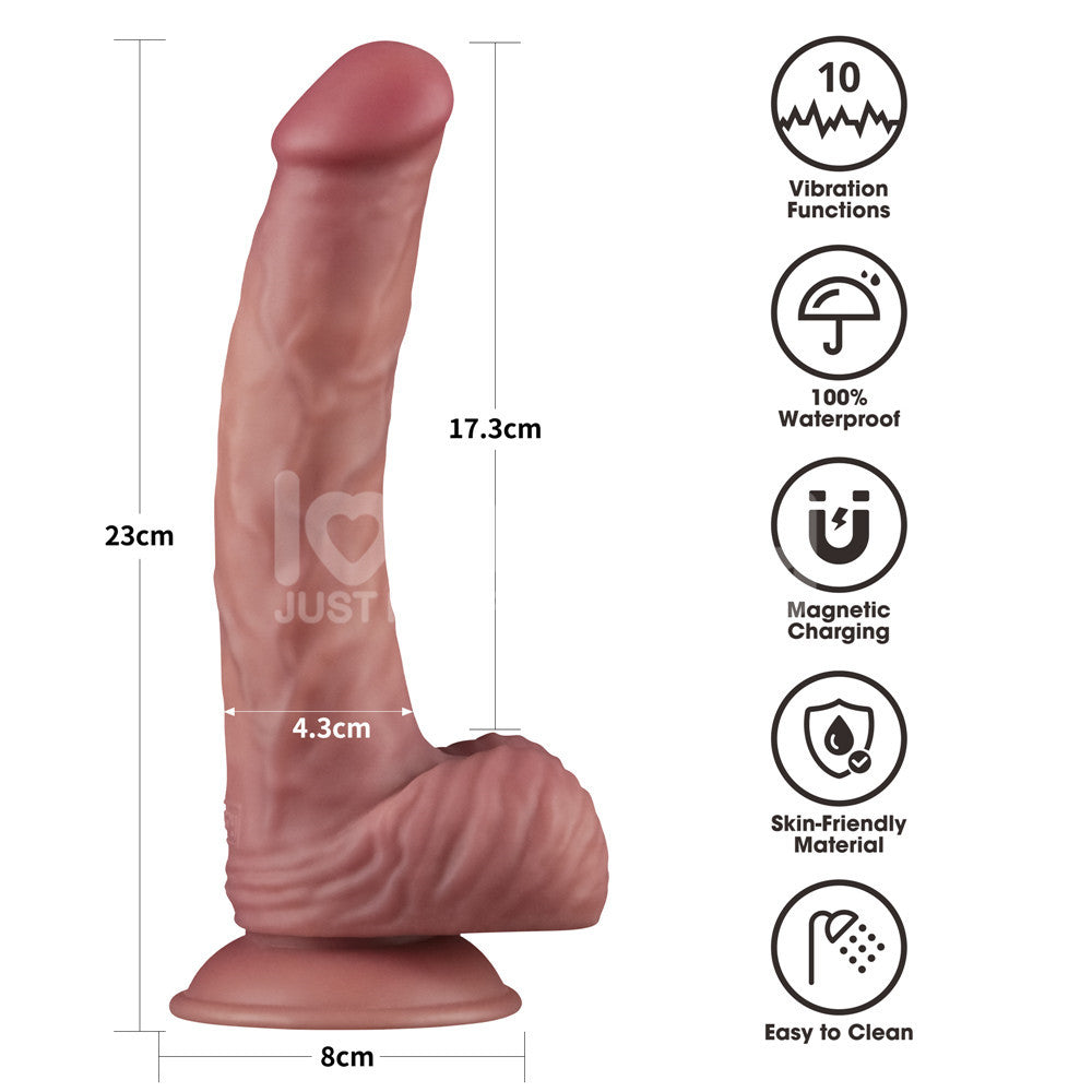 Ultimate Dual-Density Power Cock: Realistic Dildo Vibes