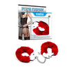 Fetish Pleasure Fluffy Hand Cuffs - Red Fluffy Restraints-LV1501RED