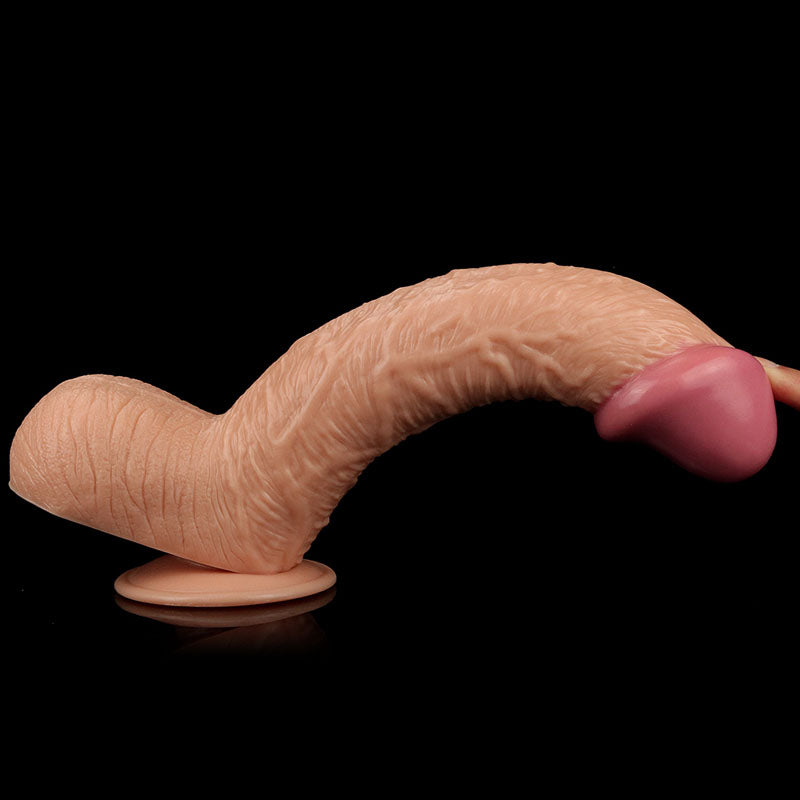 King Size 10.5 Realistic Dildo - Flesh 26.7 cm Dong - LV2207
