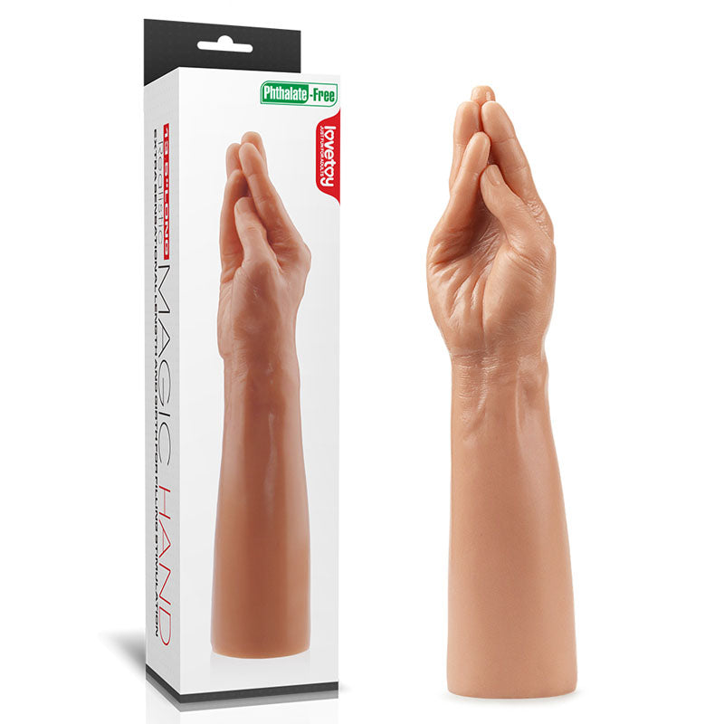 King Sized 13.5 Realistic Magic Hand - Flesh 36 cm Hand Dildo-LV2210