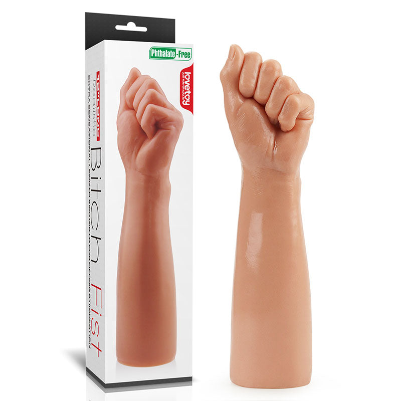 King Sized 12 Realistic Bitch Fist - Flesh 30.5 cm Fist Dildo-LV2211