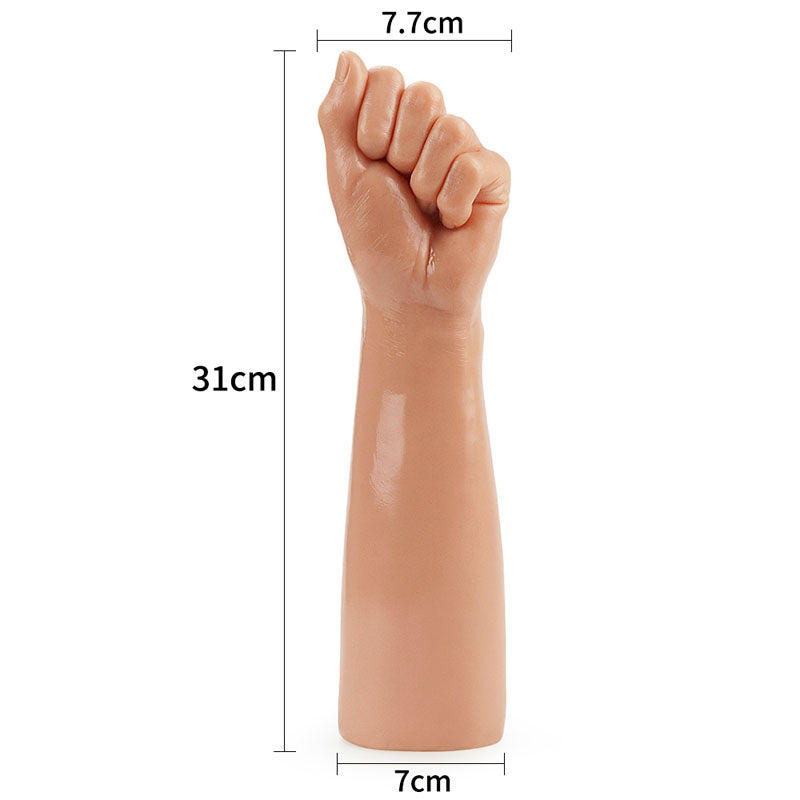 King Sized 12 Realistic Bitch Fist - Flesh 30.5 cm Fist Dildo-LV2211