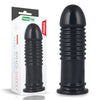 King Sized 8 Anal Bumper - Black 22.5 cm Mega Butt Plug-LV2242