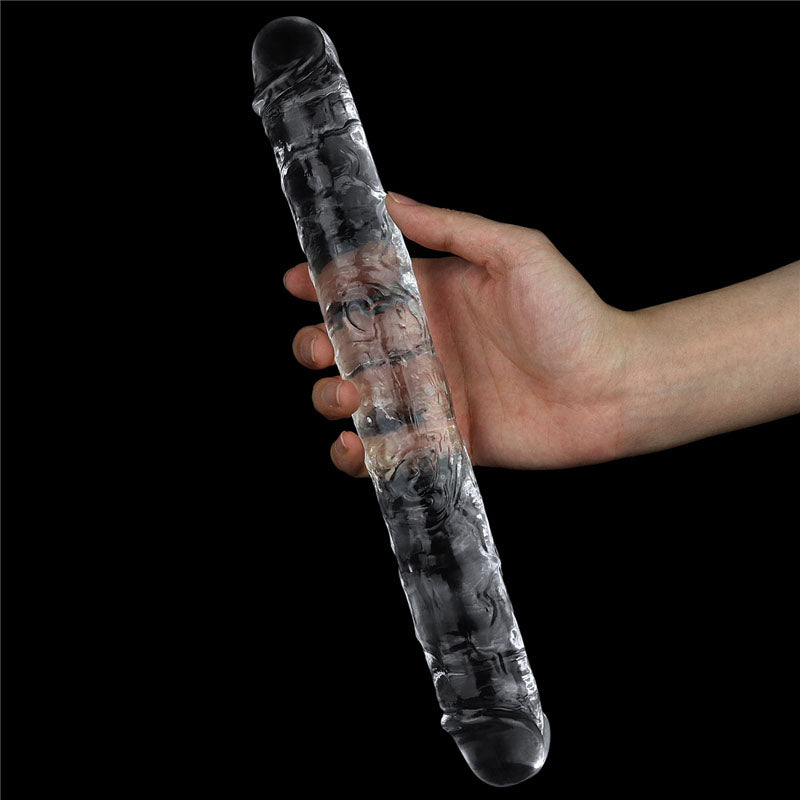 Flawless Clear Double Dildo 12 - Clear 30 cm Double Dong-LV310018