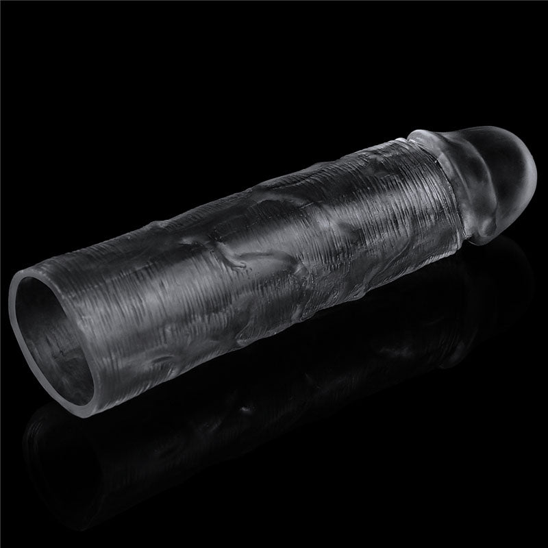 Flawless Clear Penis Sleeve 1 - Clear 2.5 cm Penis Extender Sleeve-LV314013