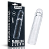 Flawless Clear Penis Sleeve 2 - Clear 5 cm Penis Extender Sleeve-LV314014