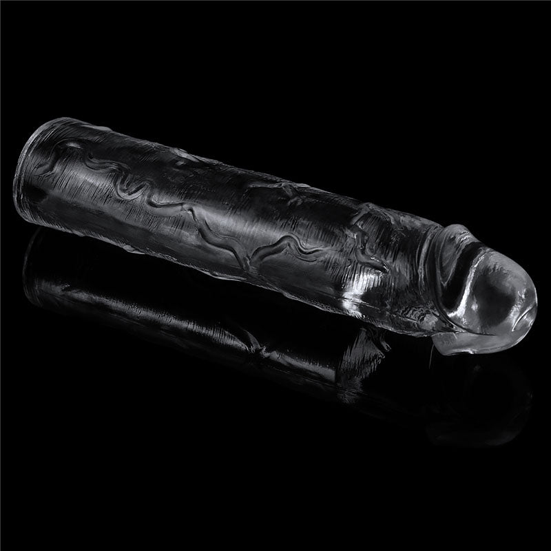 Flawless Clear Penis Sleeve 2 - Clear 5 cm Penis Extender Sleeve-LV314014