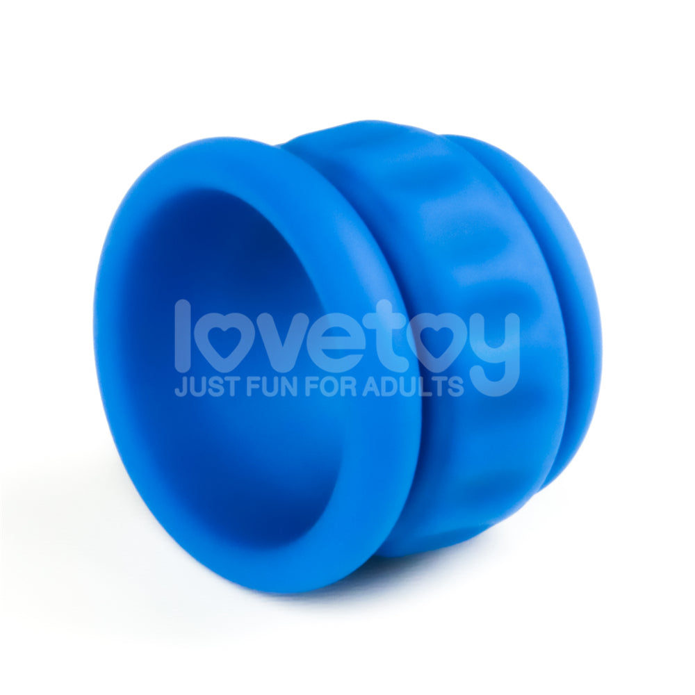 Pinnacle Pro Twin Flex - Blue Cock & Balls Rings