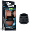 Pinnacle Pro Twin Grip Enhancer - Black Cock & Balls Ring-LV443021