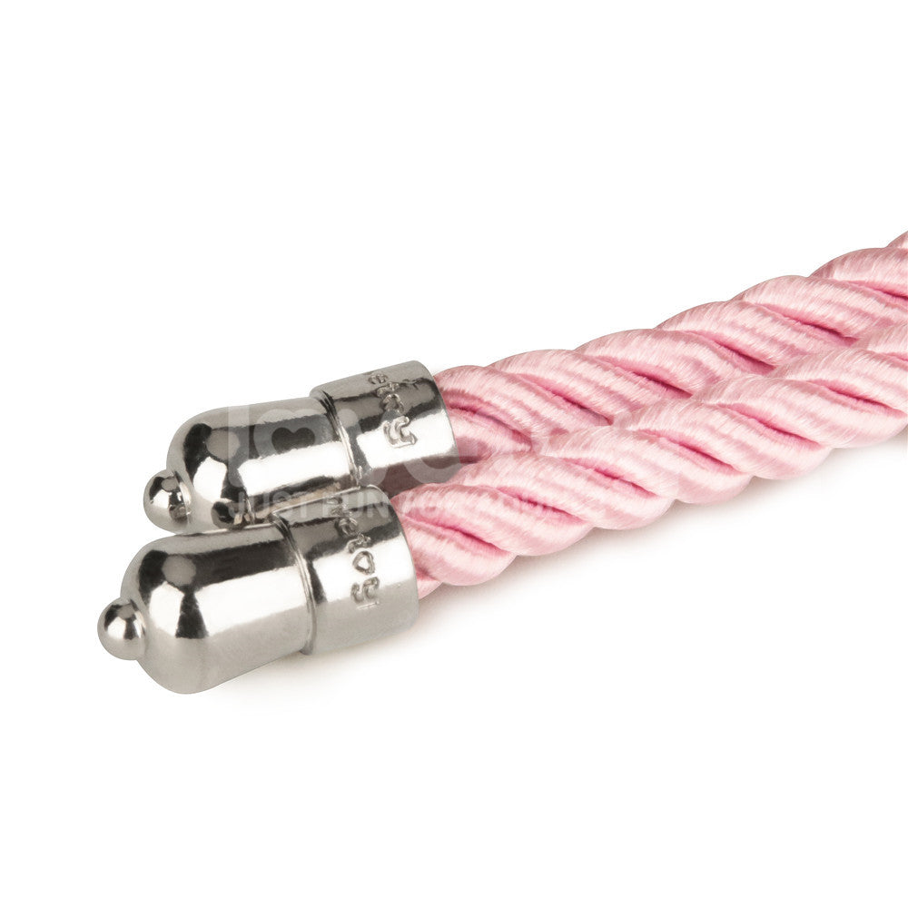 Rebellion Reign Silky Bondage Rope - Pink - Pink Bondage Rope - 10 metre length-LV761303