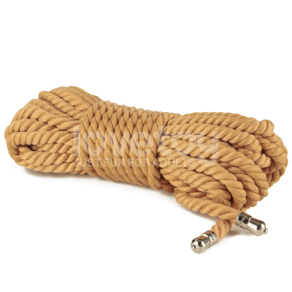 Rebellion Reign Bondage Rope - Natural - Natural Bondage Rope - 10 metre length-LV761304