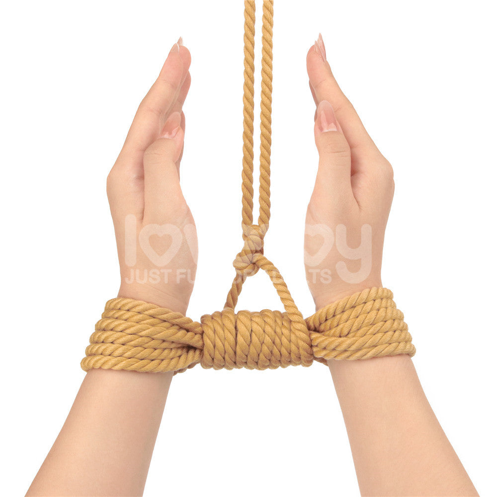 Rebellion Reign Bondage Rope - Natural - Natural Bondage Rope - 10 metre length