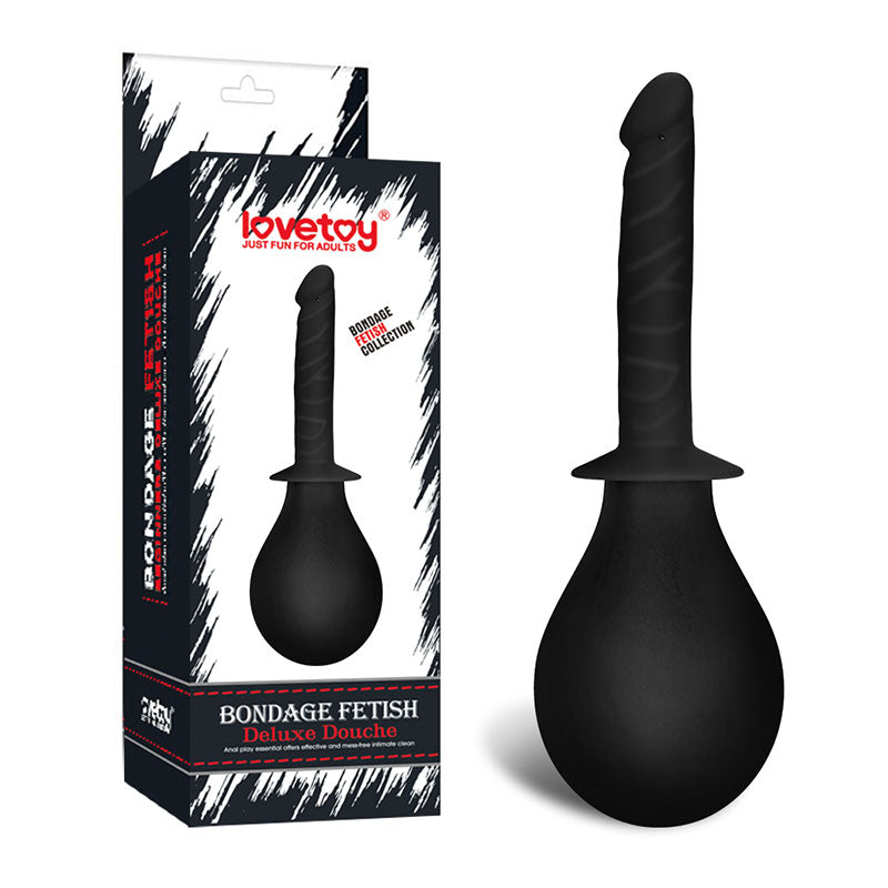 Bondage Fetish Deluxe Douche - Black Unisex Douche-LV764001