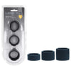 LEVELZ Liquid Silicone Ball Strap Set of 3 - Black - Black Ball Stretchers - Set of 3 Sizes-LVL01-0020BLK
