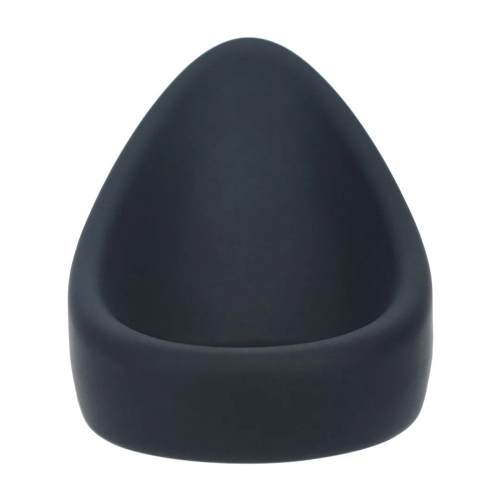 LEVELZ Teardrop Silicone Cock Ring - Black - Black Cock Ring-LVL01-0036BLK