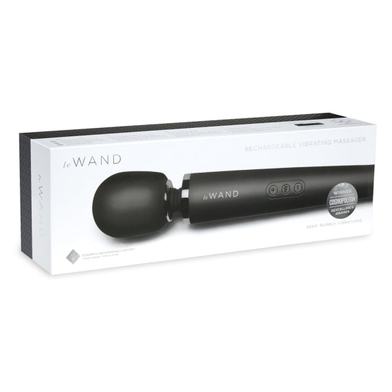LE WAND MATTE BLACK RECHARGEABLE MASSAGER-LW-001BLK